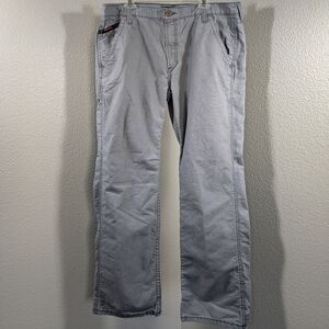 Ariat FR Low-rise M4 Relaxed Workhorse Boot Cut Pant, Gray, 38 x 32
